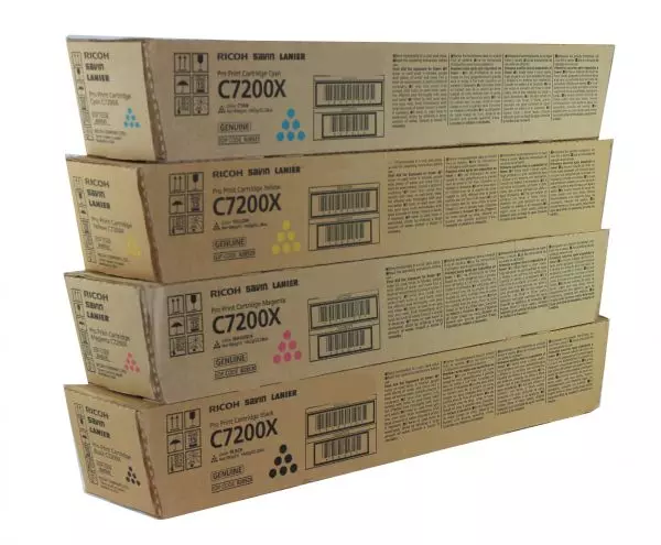 Ricoh CMYK Toner Cartridges Set 828528 828529 828530 828531